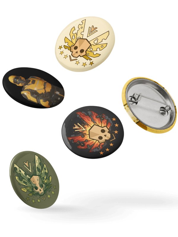 Cheesediver Button Pins product image (3)