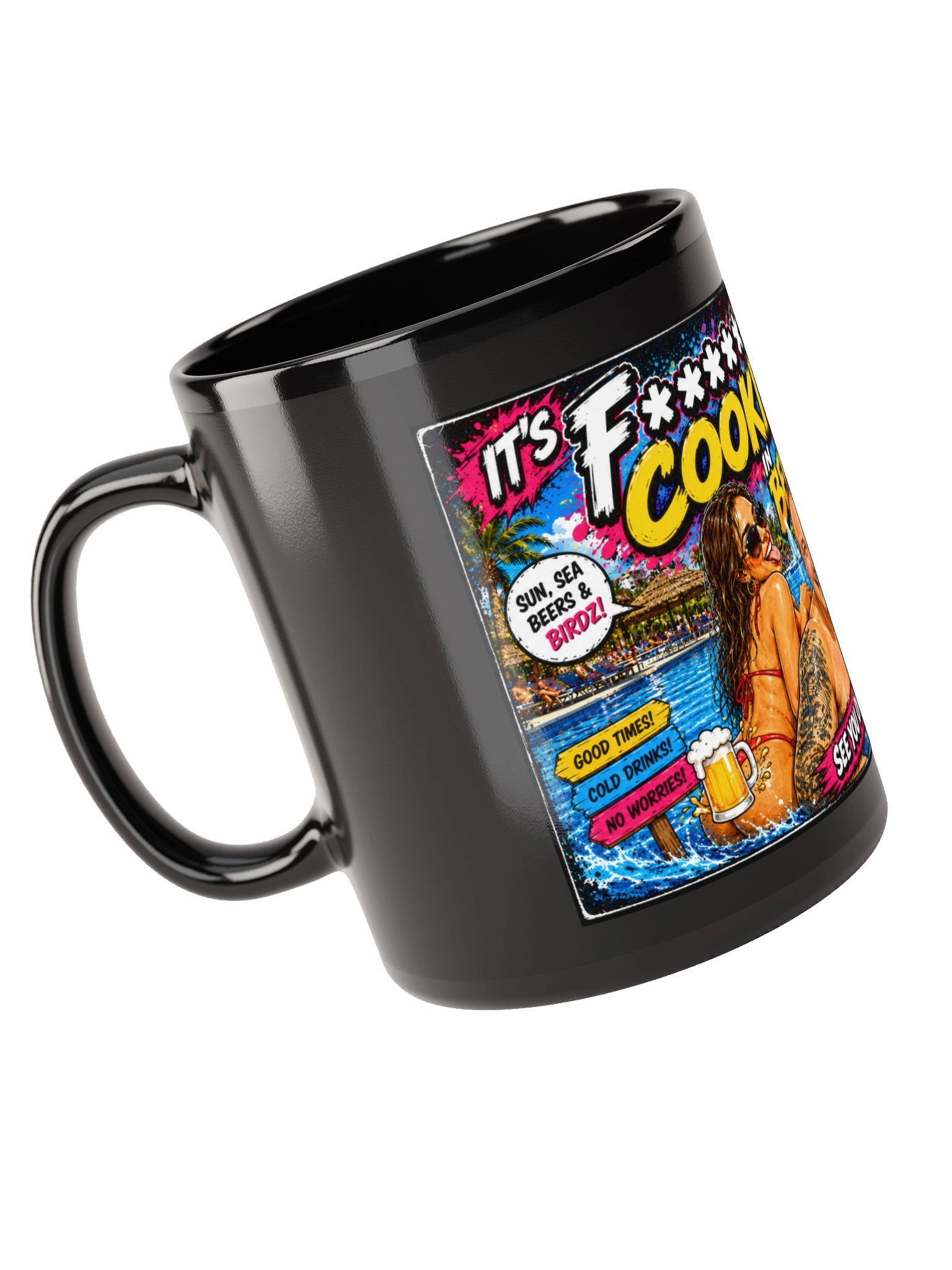 Benidorm Crazy E Cheeky Pop-Art Mug product image (10)