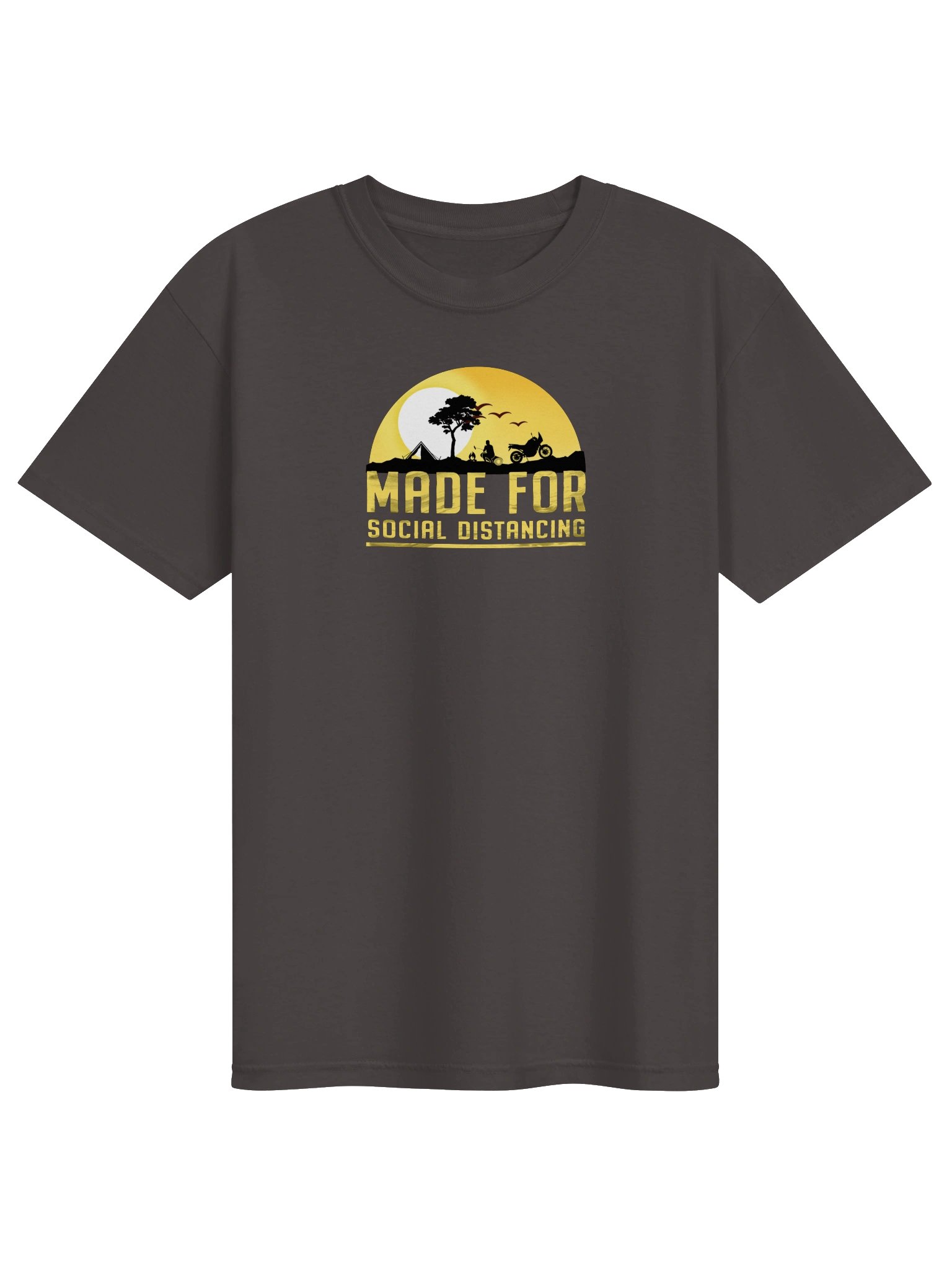 Made for Social Distancing | Adventure Motorcycle T-Shirt product image (2)