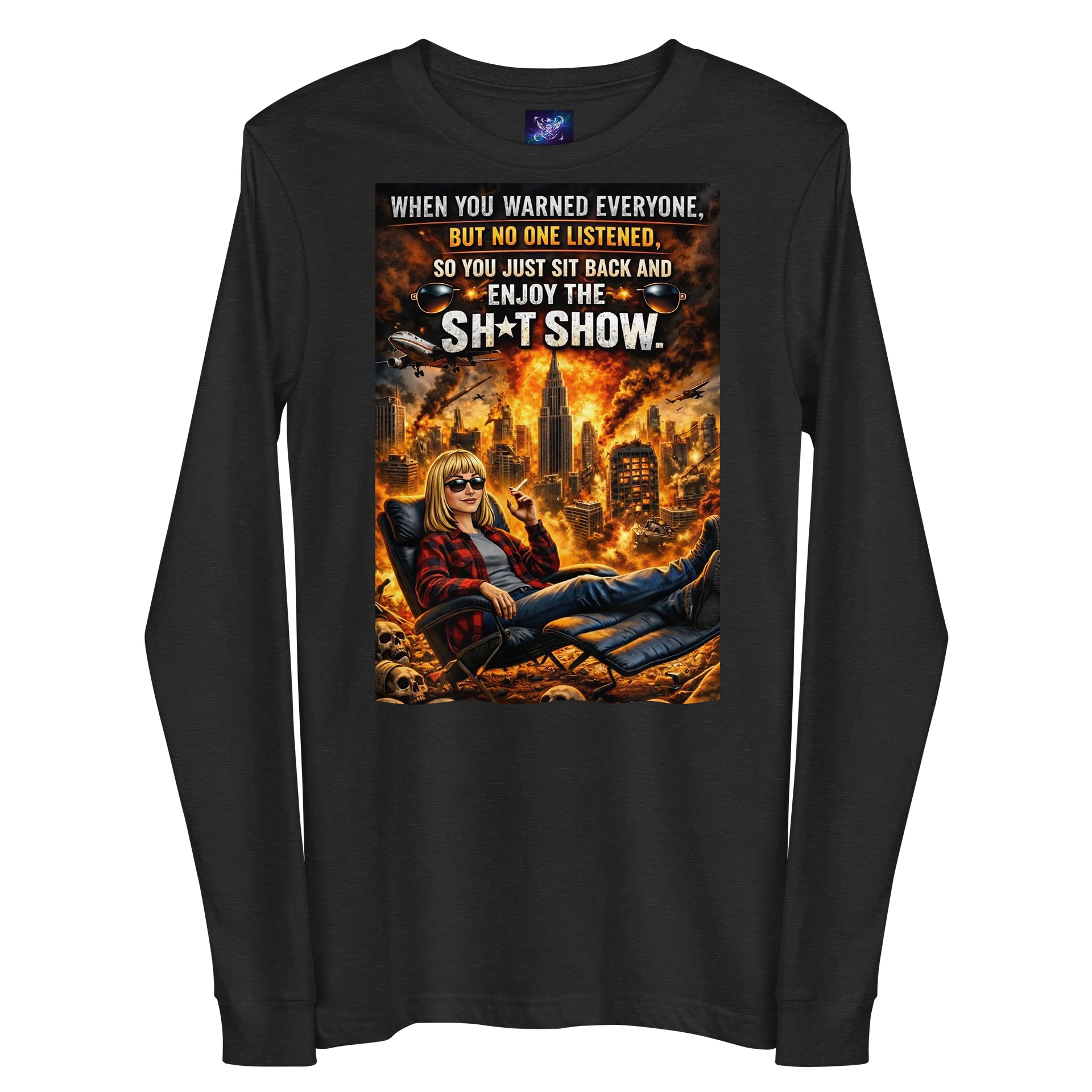 Apocalyptic Chill Long Sleeve Tee product image (2)