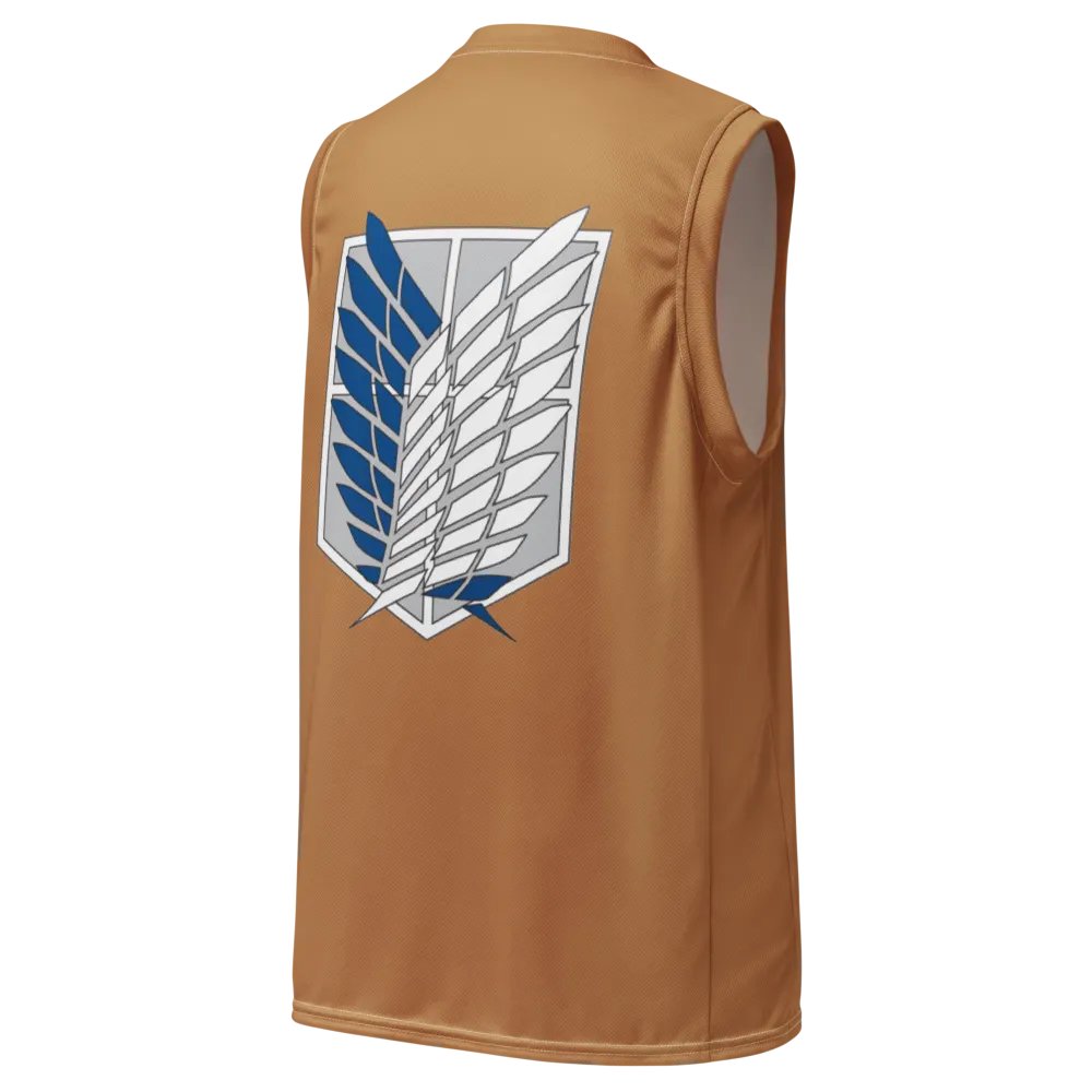 Attack on Titan Scout Regiment Logo Basketball Jersey product image (9)