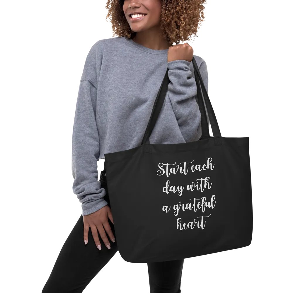 Start Each Day With A Grateful Heart Tote Bag product image (1)