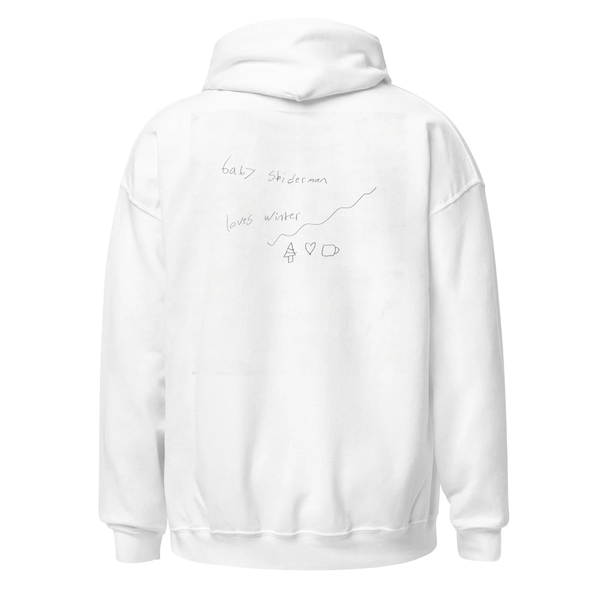 Baby Spiderman’s Drawing Hoodie product image (4)