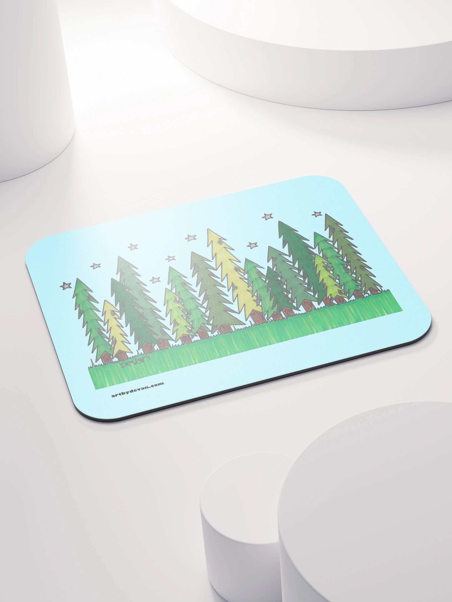 Happy Trees Mousepad product image (4)