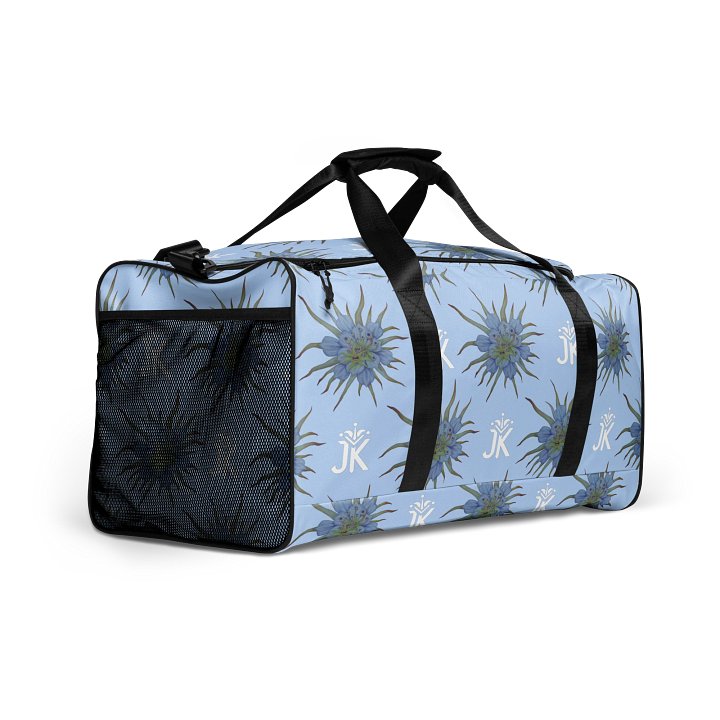 Floral Fiend Blue Duffel Bag product image (2)