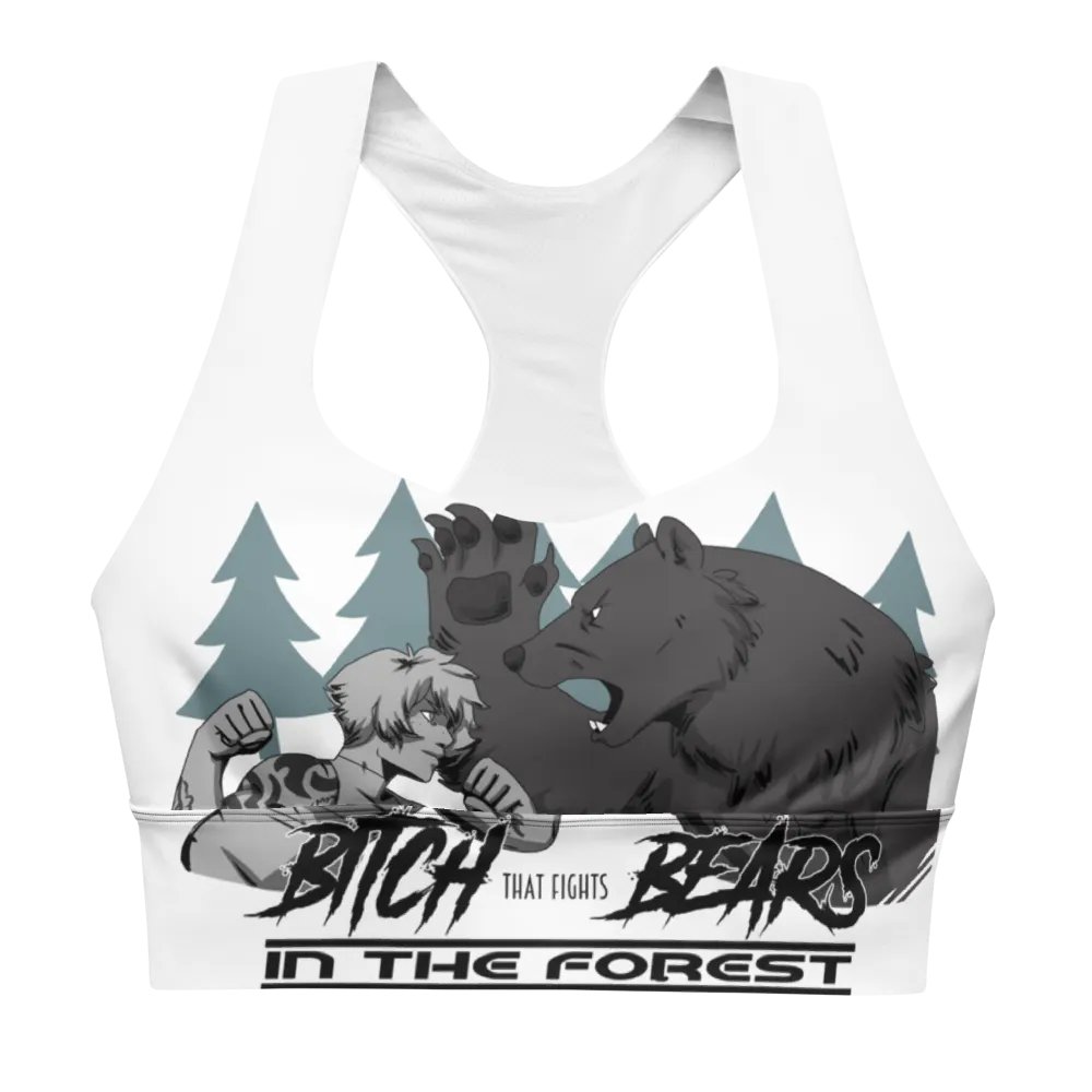 B!tch that fights Bears - Workout Crop product image (2)