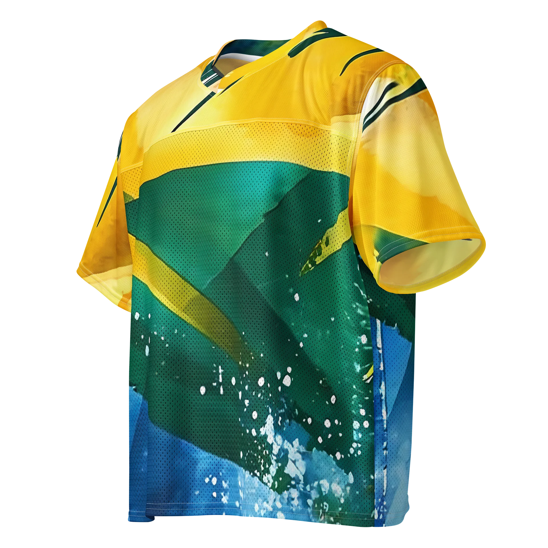 CaribbeanApples - St. Vincent and the Grenadines - SVG Vintage Sport Diplomat Print | Boxy Breathable Football Jersey product image (3)