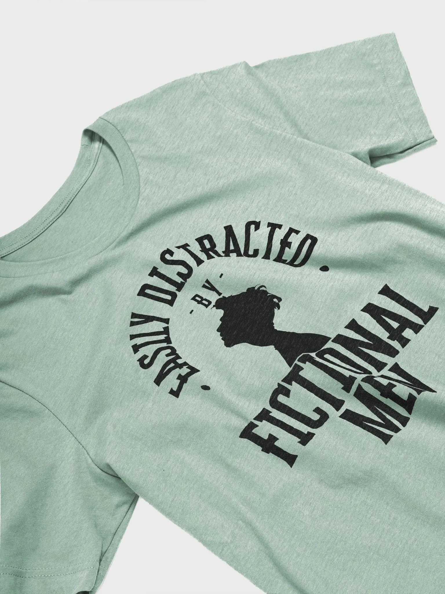 Easily Distracted Fictional Men shirt Black product image (30)