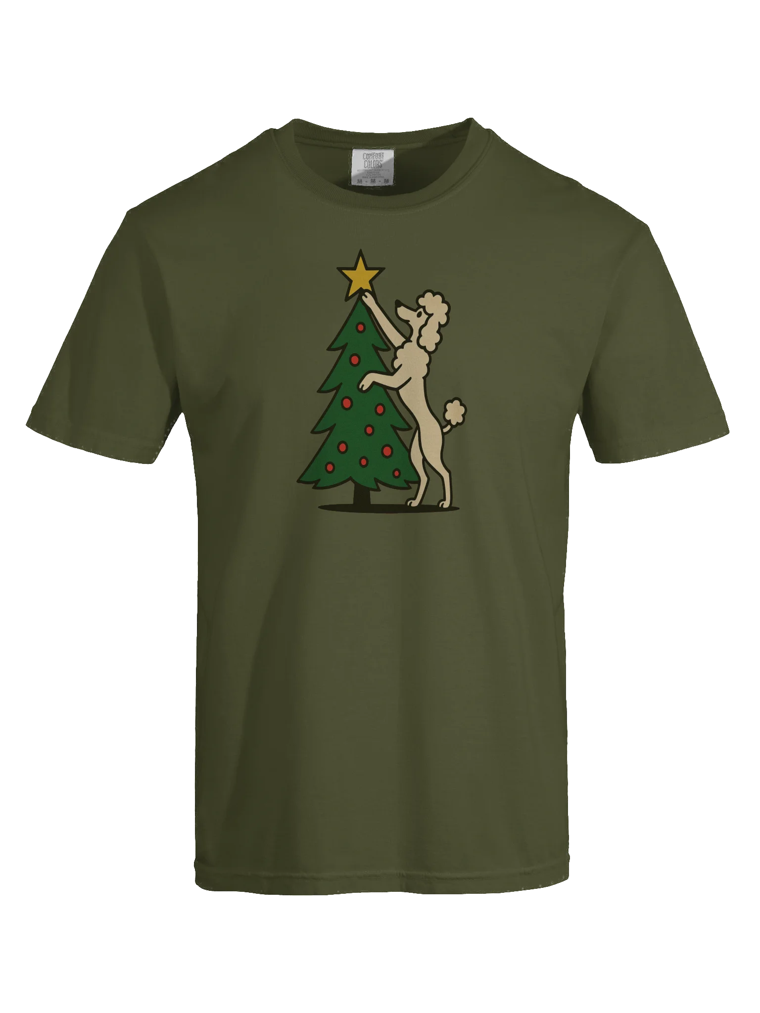 Poodle Christmas T-Shirt product image (7)