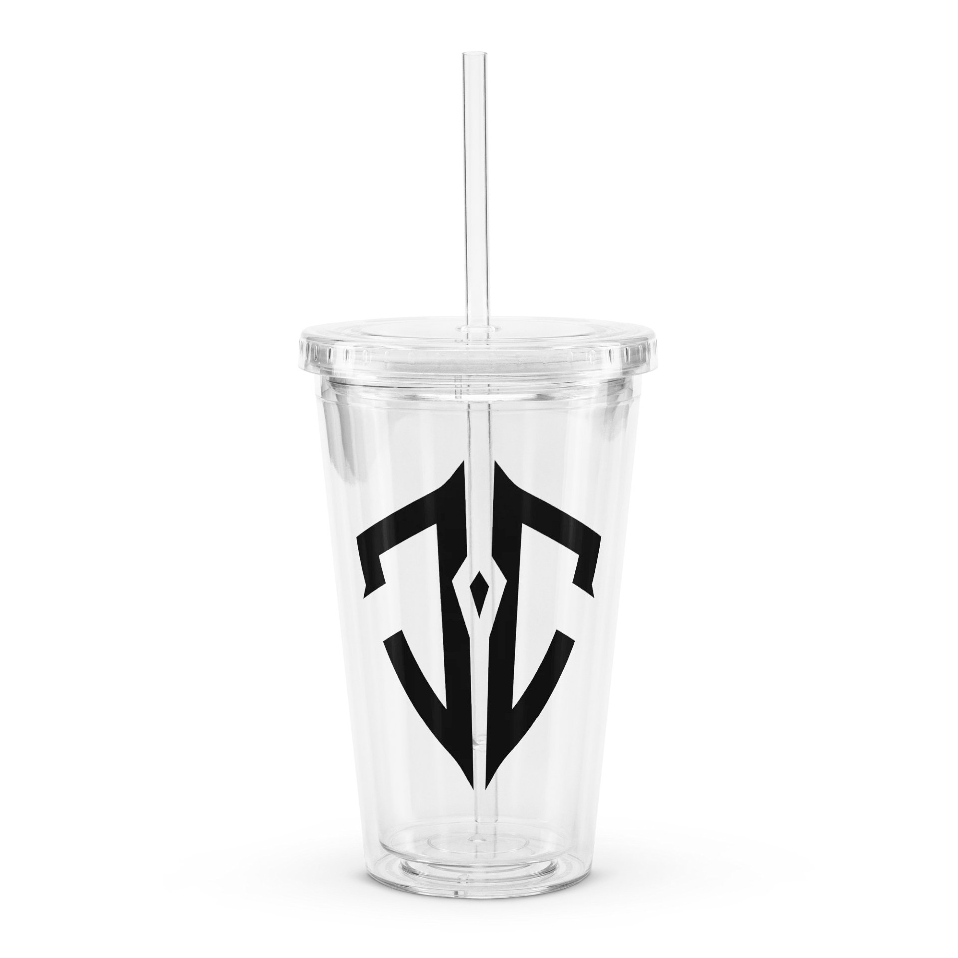 Double Wall Plastic Tumble - Clear product image (1)