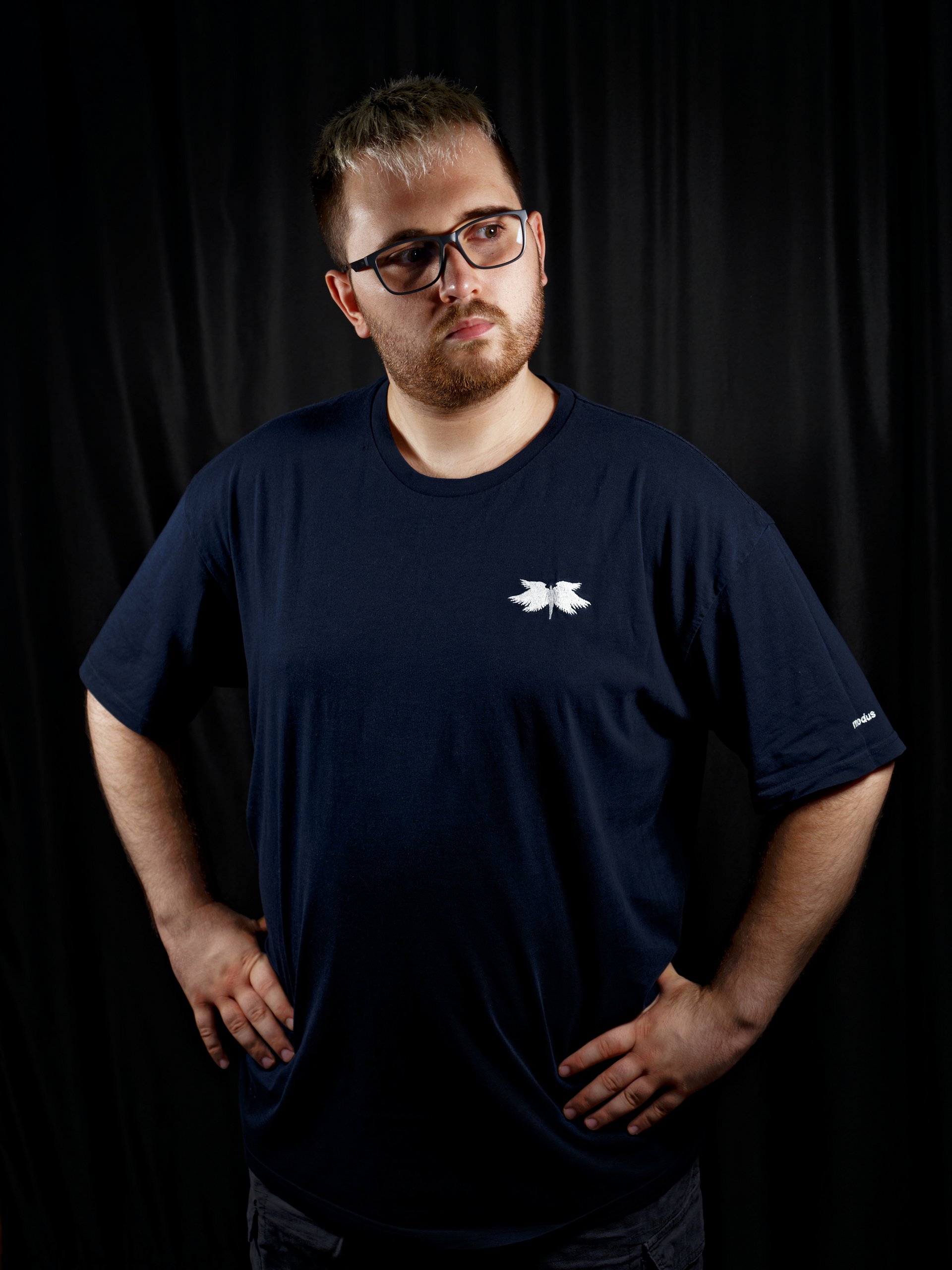 through space and time// tee (dark) product image (2)