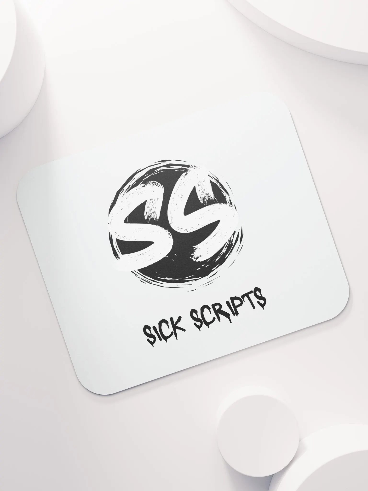 SickScripts B&W Mouse Pad product image (7)