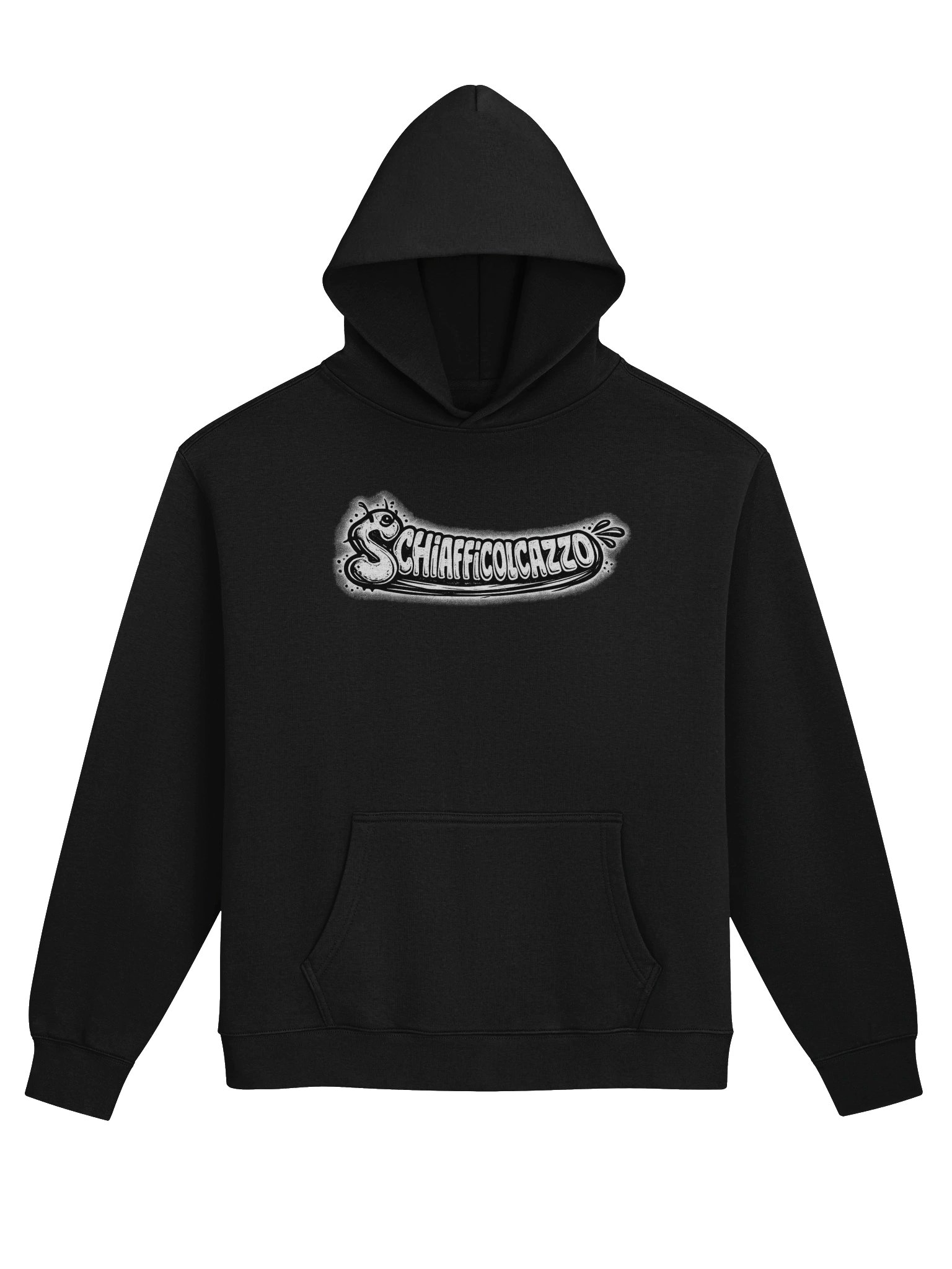 schiafficolcazzo hoodie black product image (1)