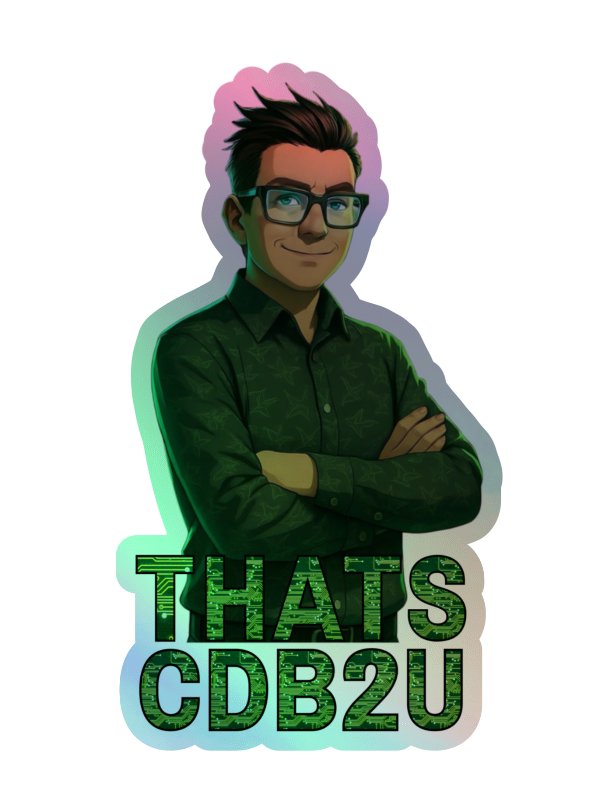 THATS_CDB2U Holographic Sticker product image (2)