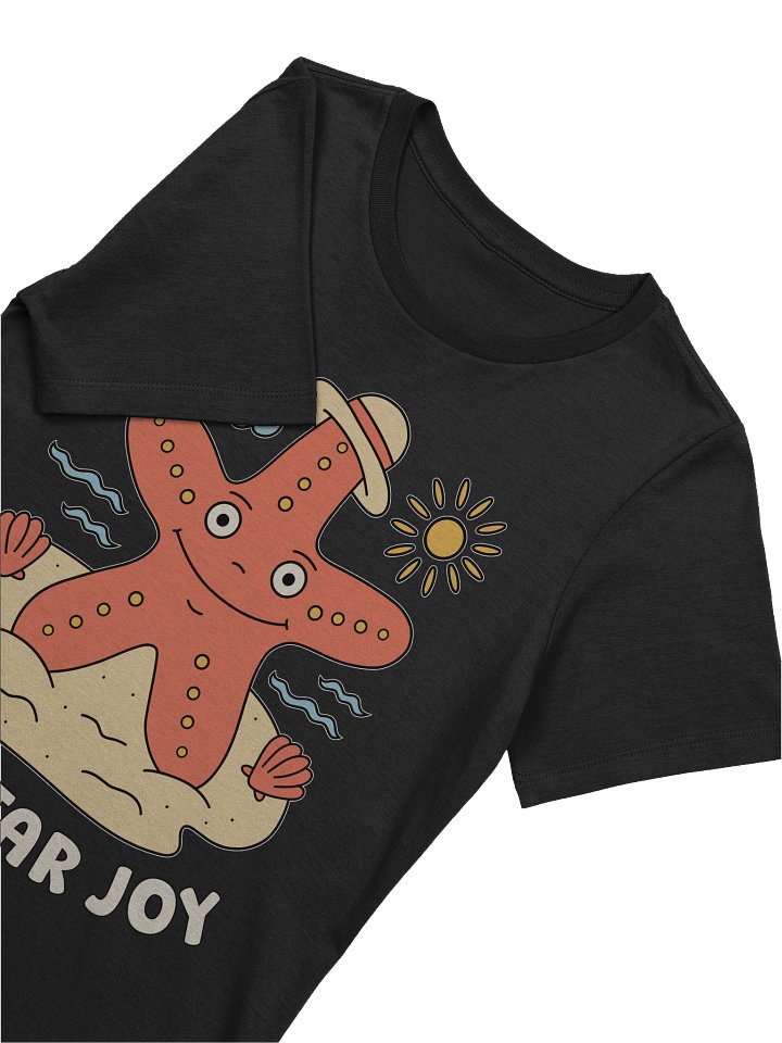Five-Star Joy Cute Silly Funny Starfish Women's Relaxed-fit T-shirt product image (2)