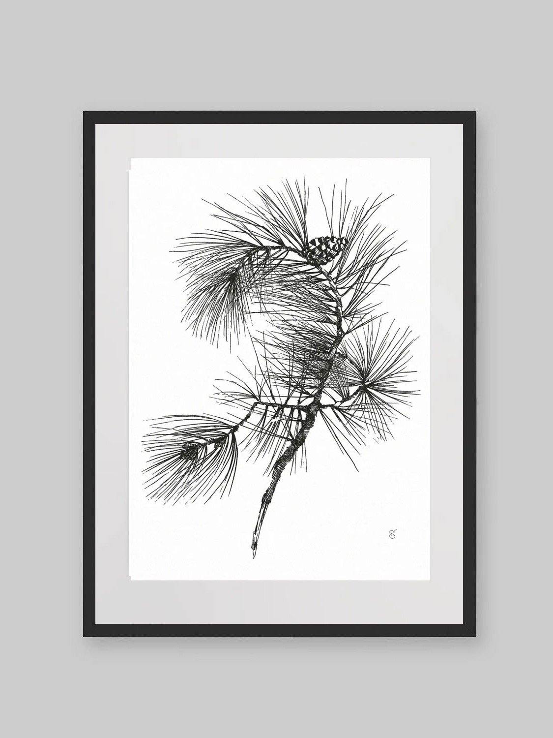 Whimsical Pine Branch Poster - Pine Branch product image (9)