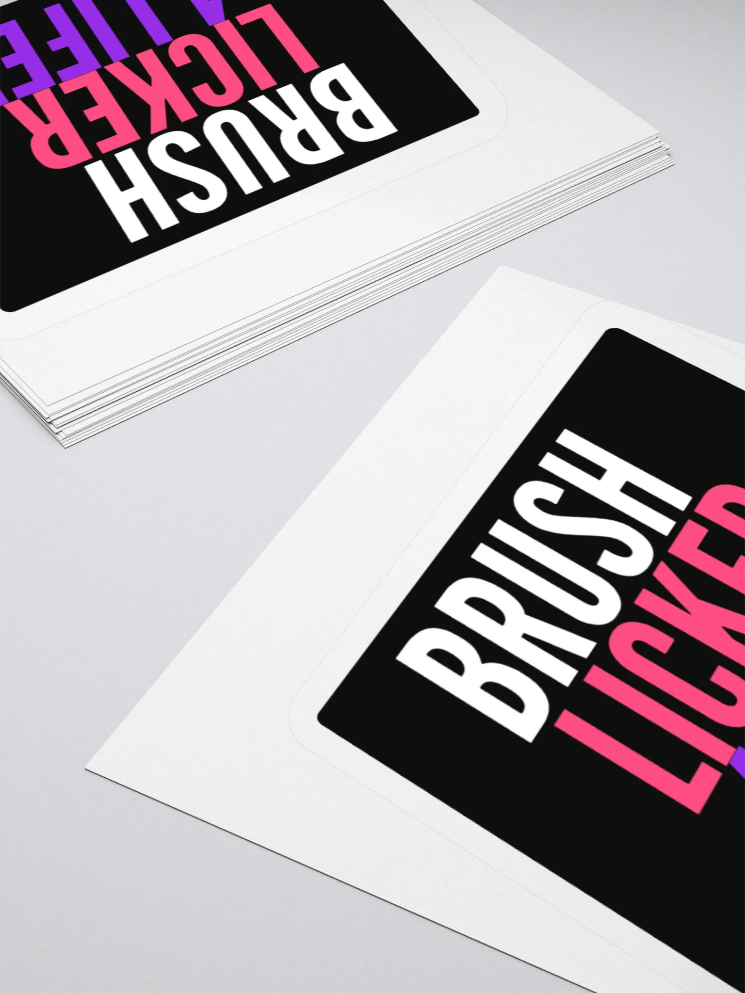 Brush licker 4 life sticker product image (4)