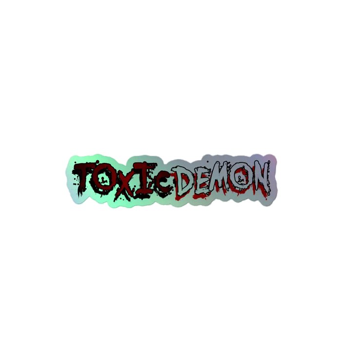 Toxic Demon Holographic Sticker product image (2)