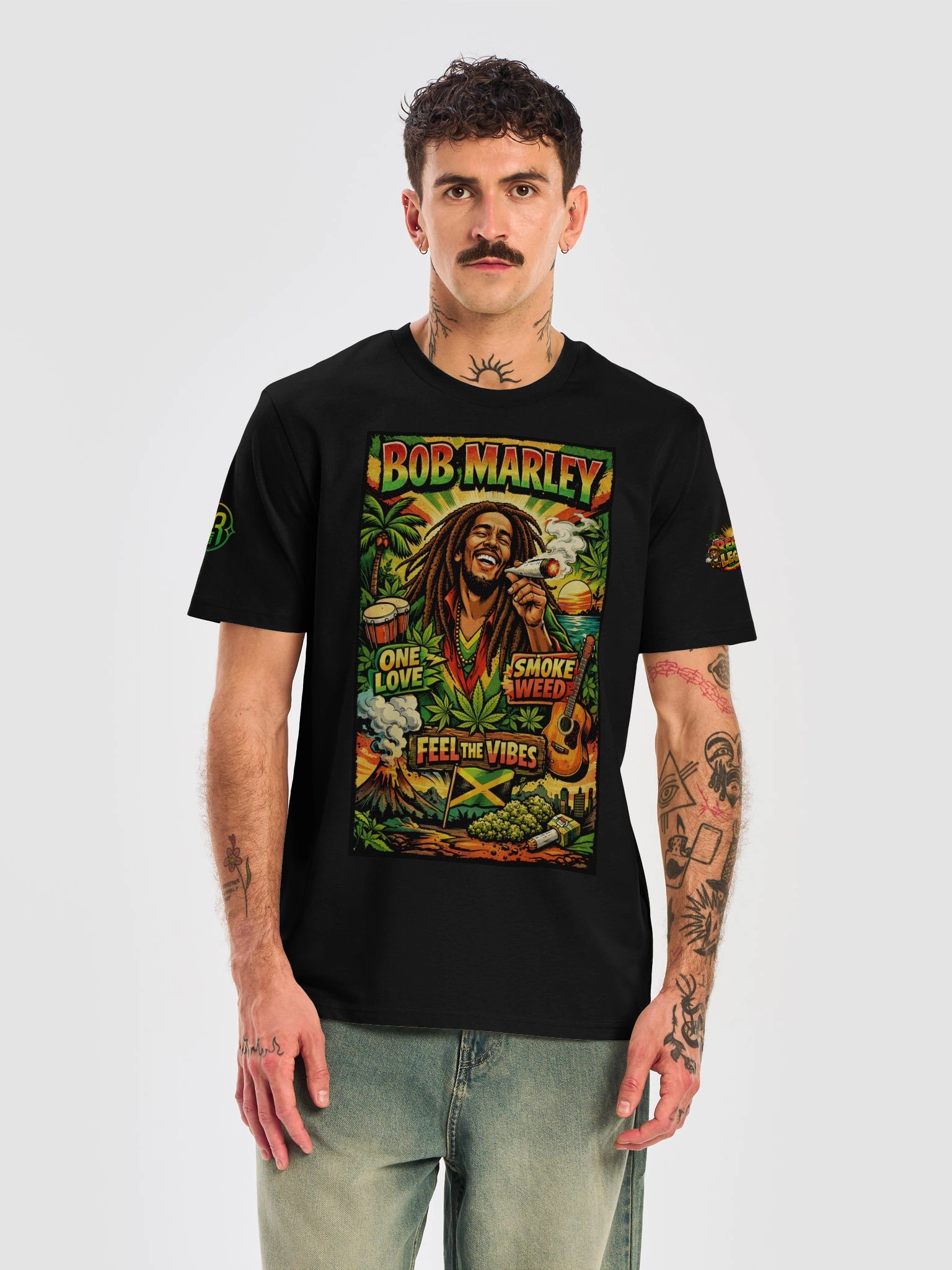 Bob Marley — Roots, Freedom & Reggae Legacy Graphic T-Shirt product image (5)