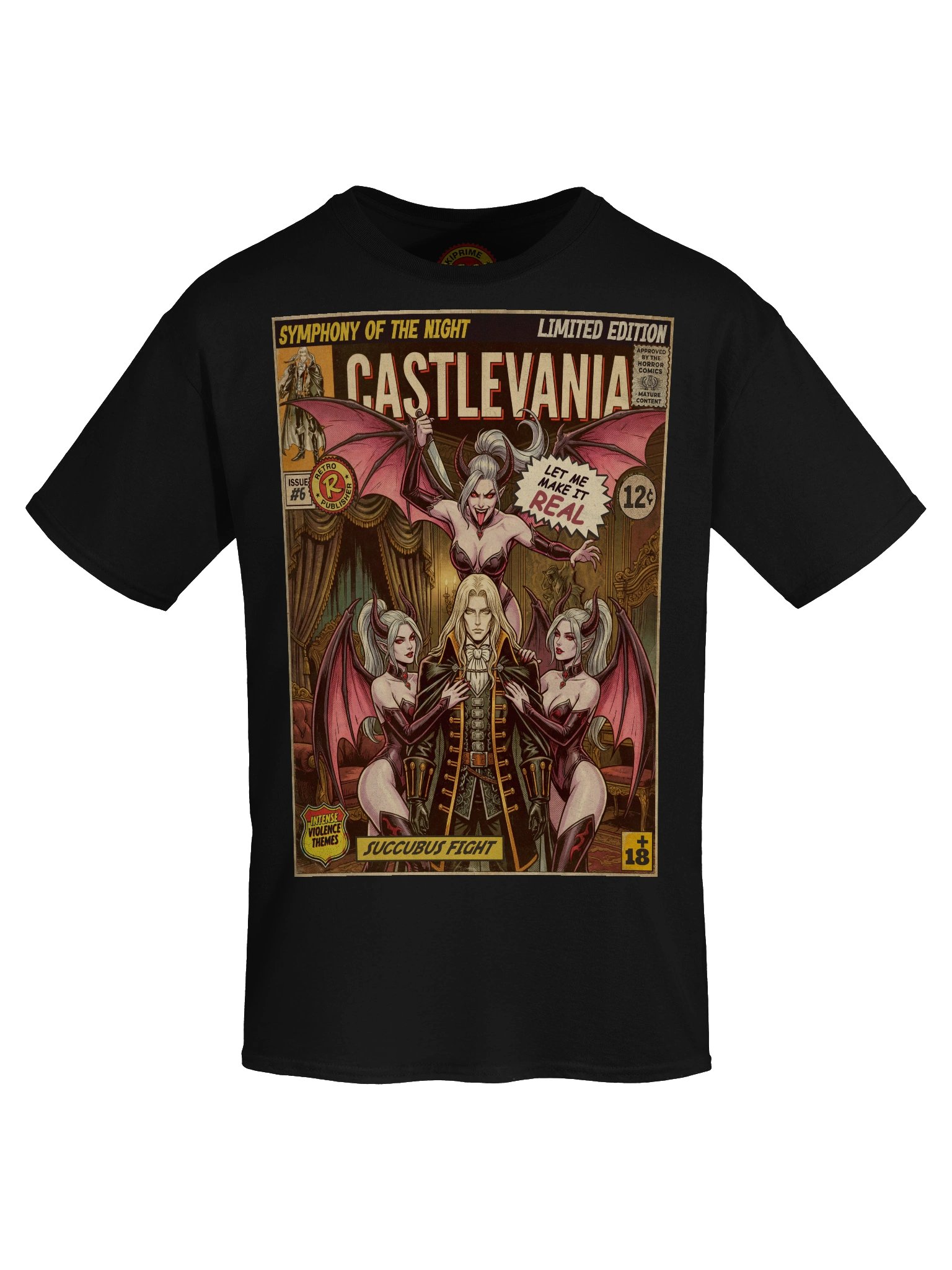 Castlevania: Symphony of the Night Comic Art T-Shirt product image (5)