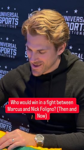 Who would win in a fight between @marcusfoligno17 and @nickfoligno17 (Then vs Now)...

#minnesotawild #nhl