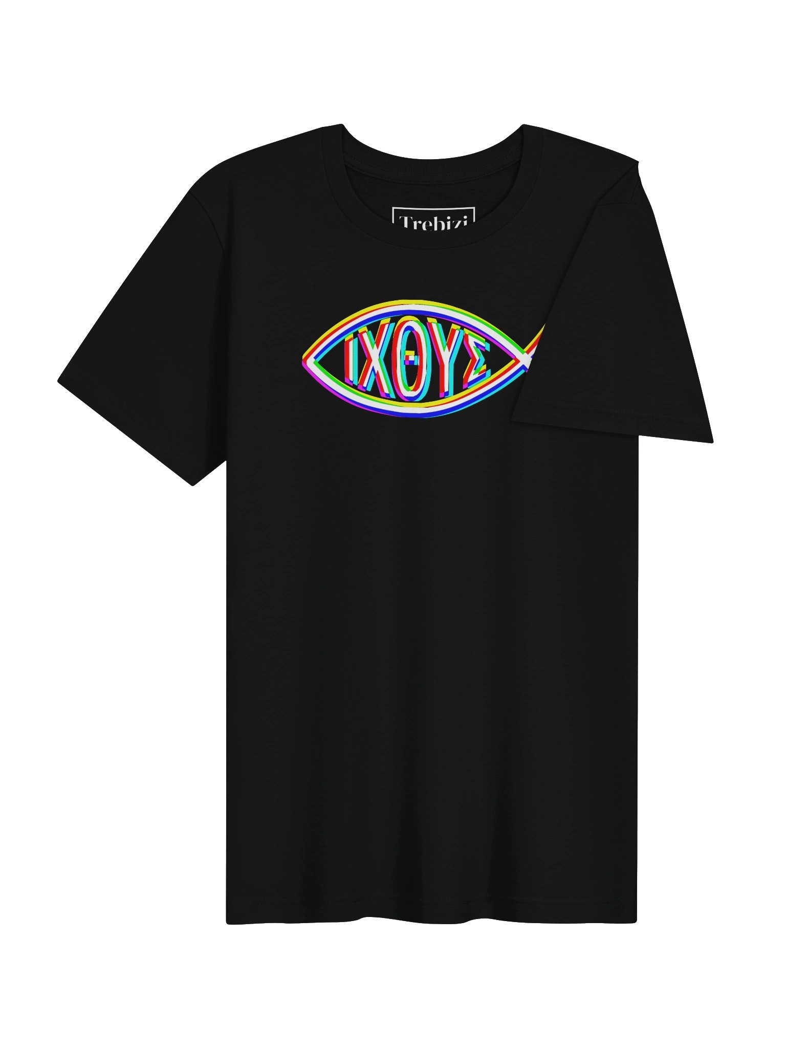 Ichthys Colors T-Shirt (Black) product image (3)