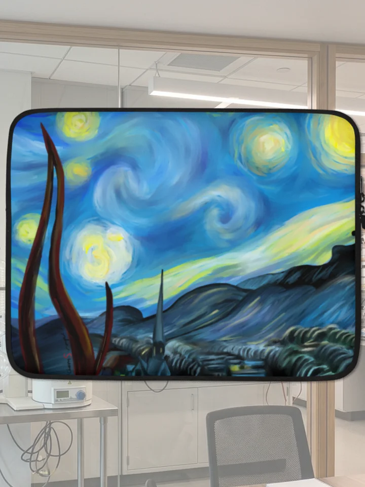 ChemScrapes Starry Starry Nitride Chemistry Laptop Sleeve product image (1)