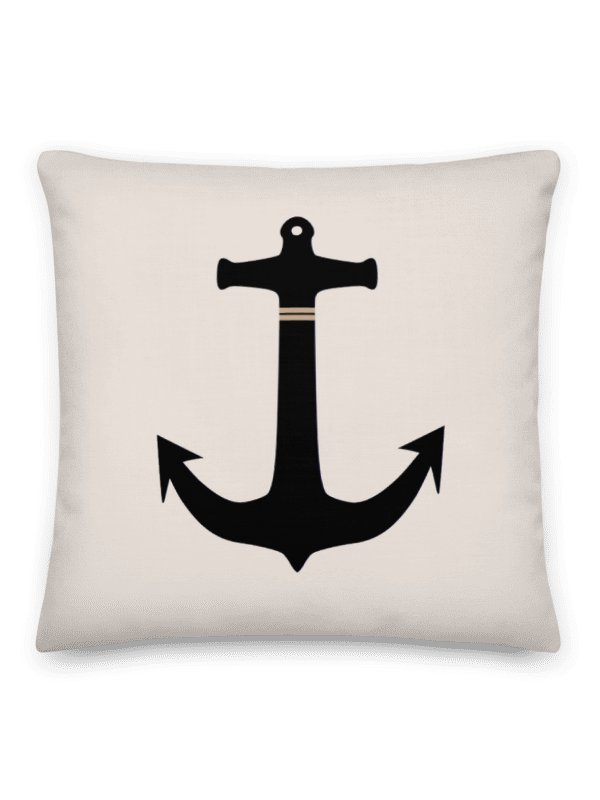 Beige Anchor Premium Pillow/ Beige Anker Premium Kissen product image (1)