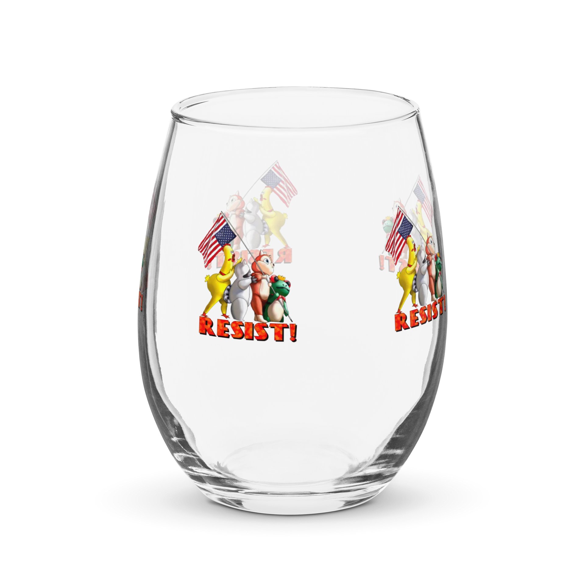 Resist! Wine Glass product image (3)
