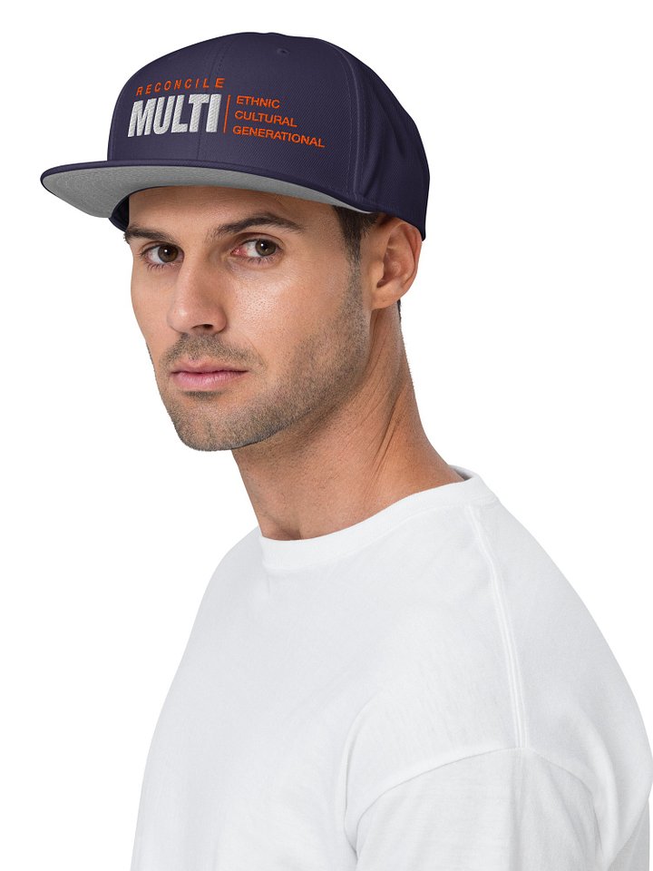 RCC Multi Hat 6 Panel Flat Bill Front/Back product image (1)