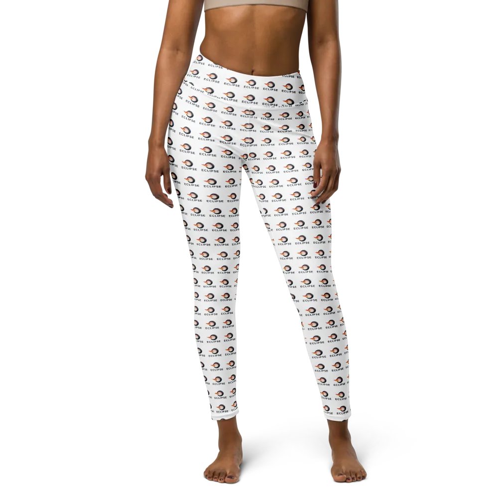 Eclipse Women's White Yoga Leggings with Inside Pocket product image (1)