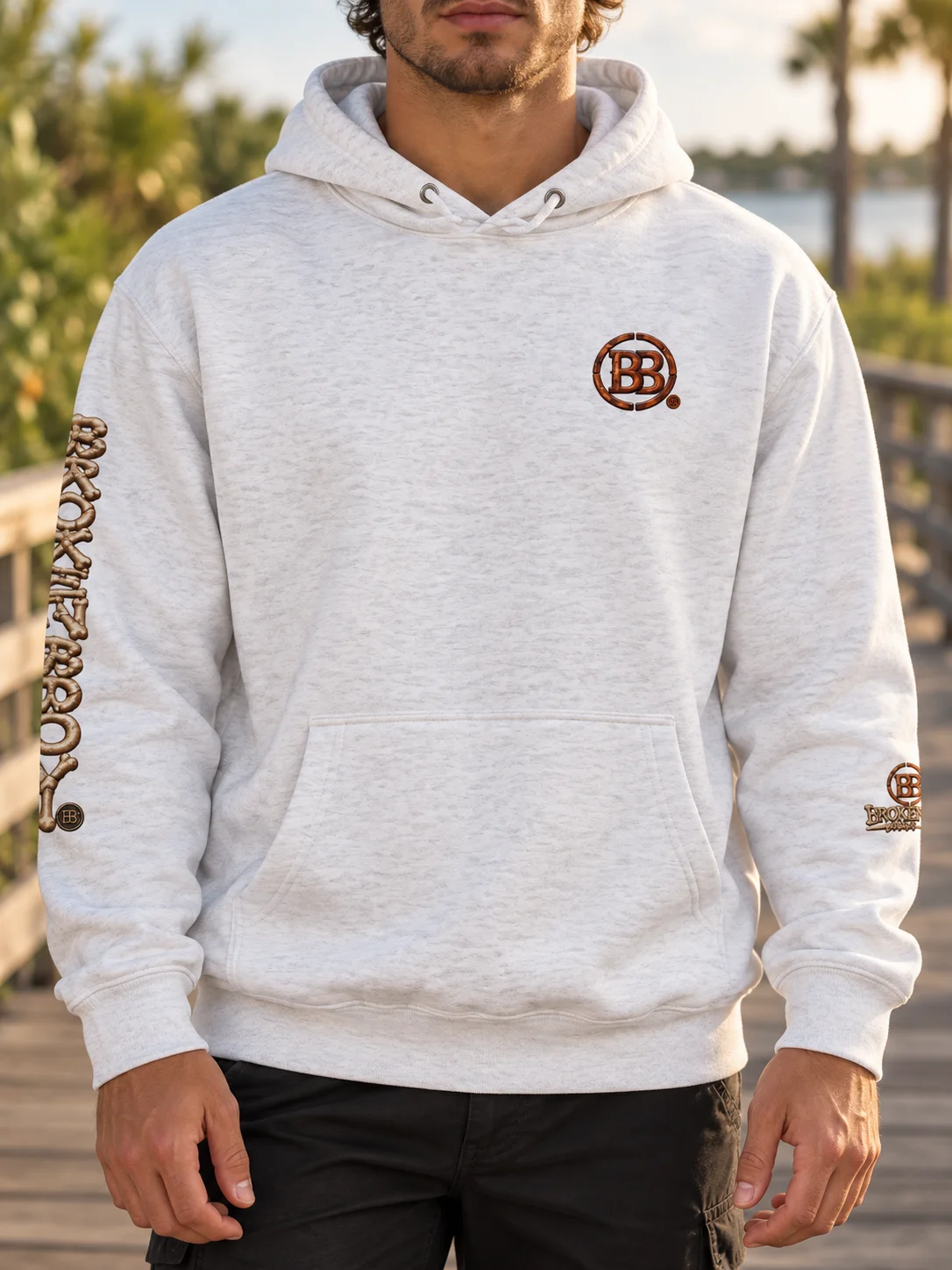 Funny Alligator Hoodie — Do Not Feed the Alligators Warning | Broken Body™ product image (3)