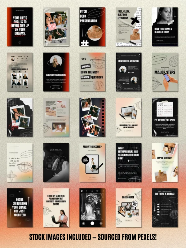 MRR/PLR Pinterest Templates for Coaching product image (3)