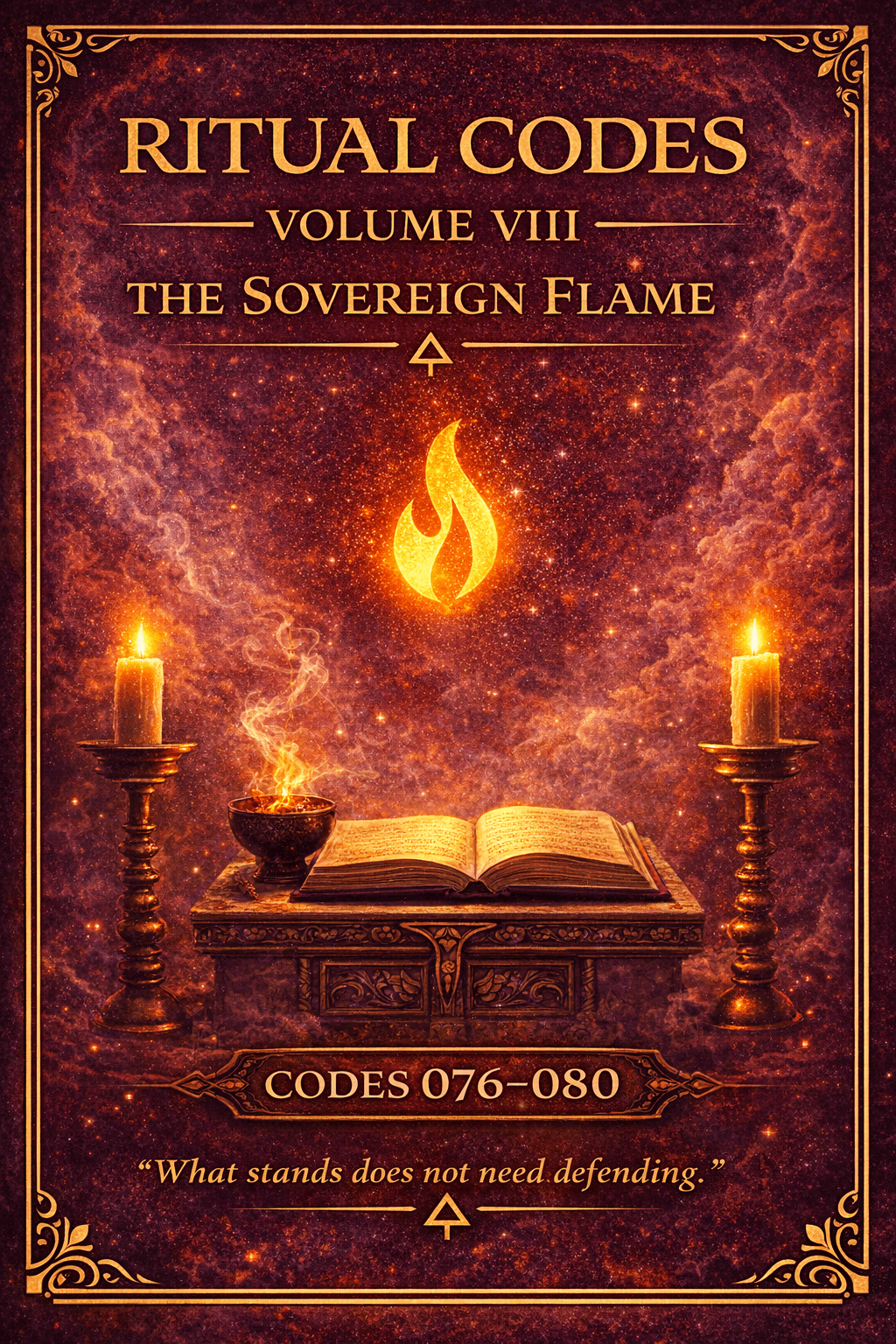 Ritual Codes Volume VIII The Sovereign Flame (Codes 076–080) | Emspiracy