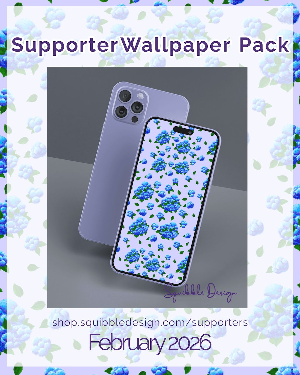 Wallpaper Pack for Supporters February 2026 product image (1)