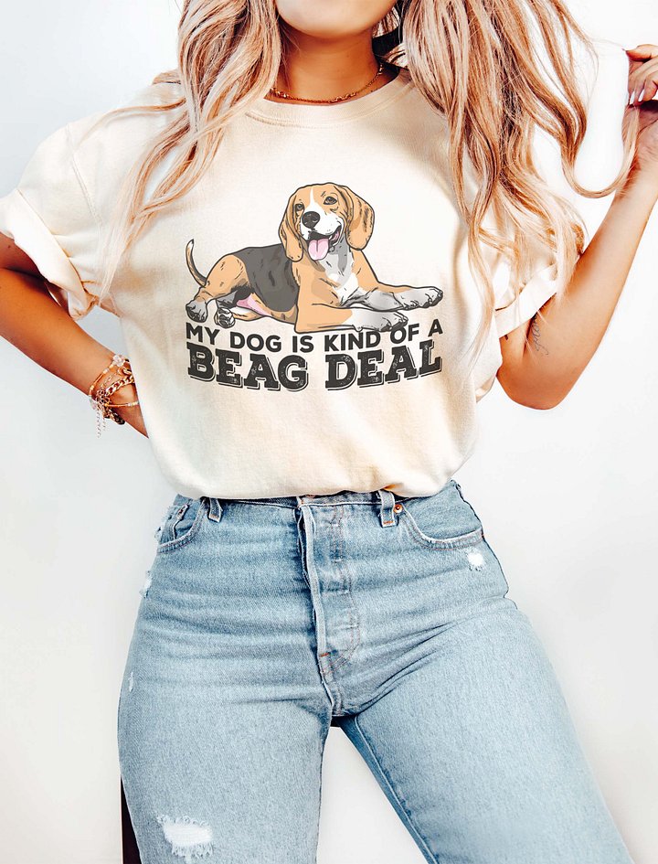 Beag Deal T-Shirt of a Beagle (Tricolor) | Funny T-Shirt for Beagle Paw-rents product image (2)