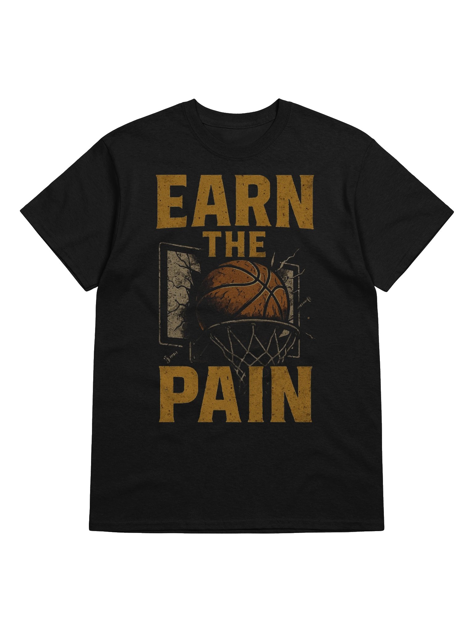 “Earn the Pain” Basketball Motivation Tee product image (5)