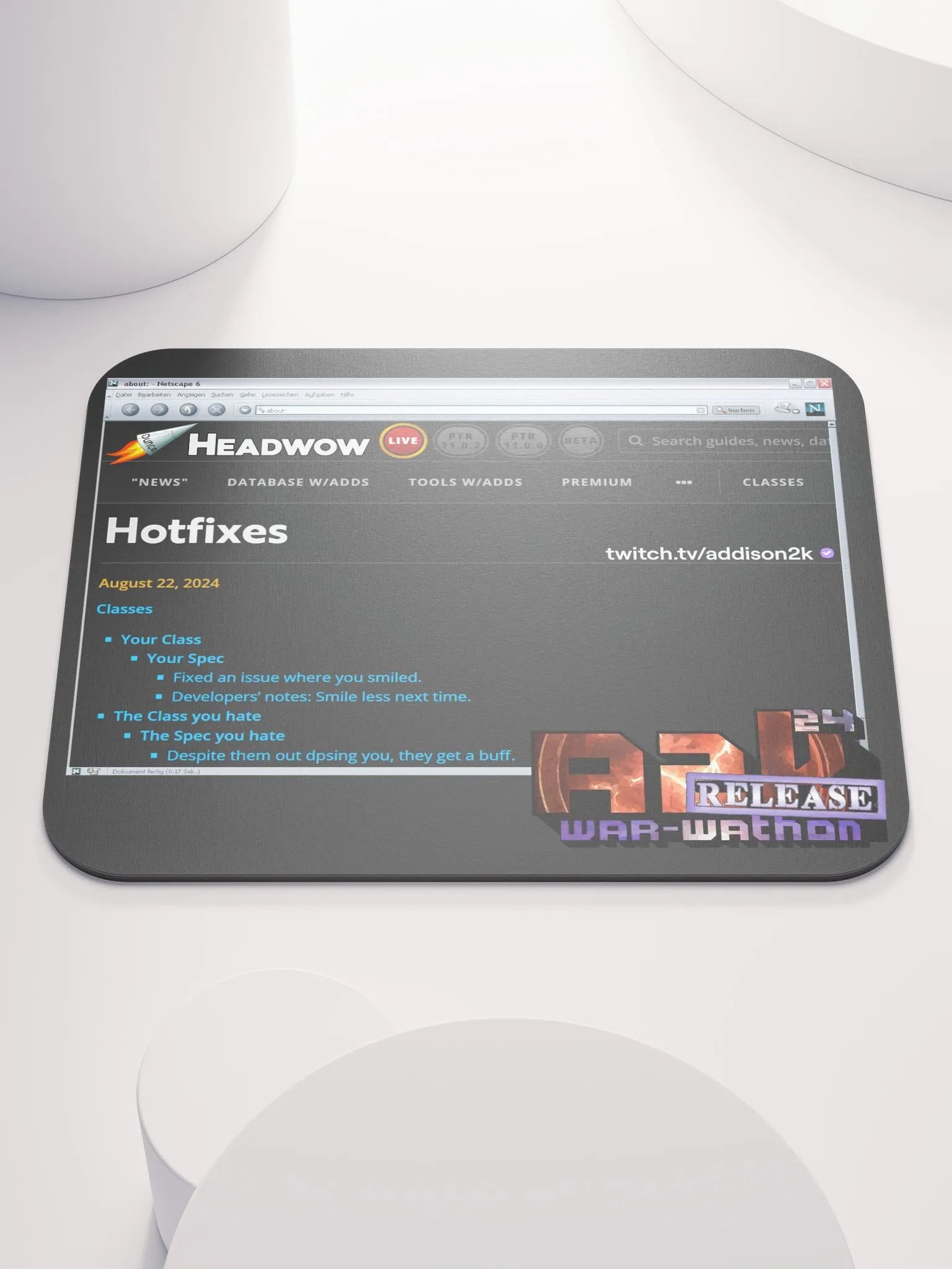 Copy of a2kMousePad NERF(TWW^24) product image (1)