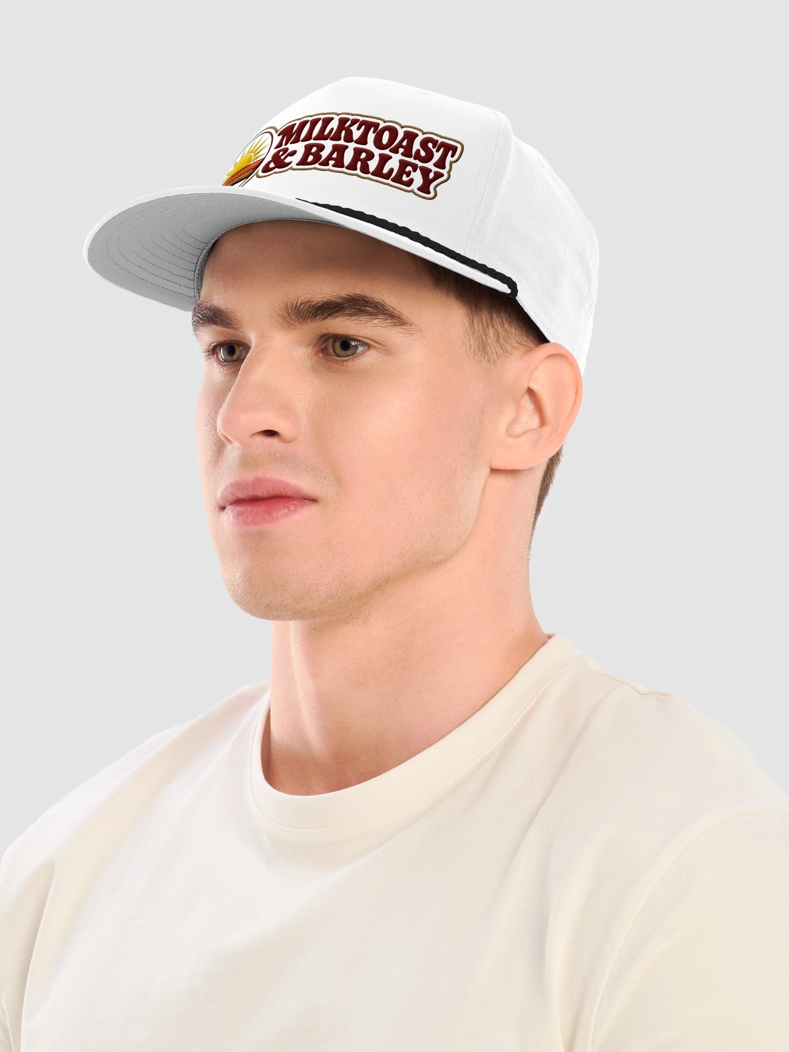Milktoast & Barley Crest Rope Baseball Cap product image (7)
