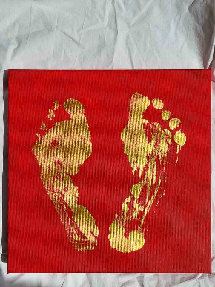 "Mary" feet painting product image (2)