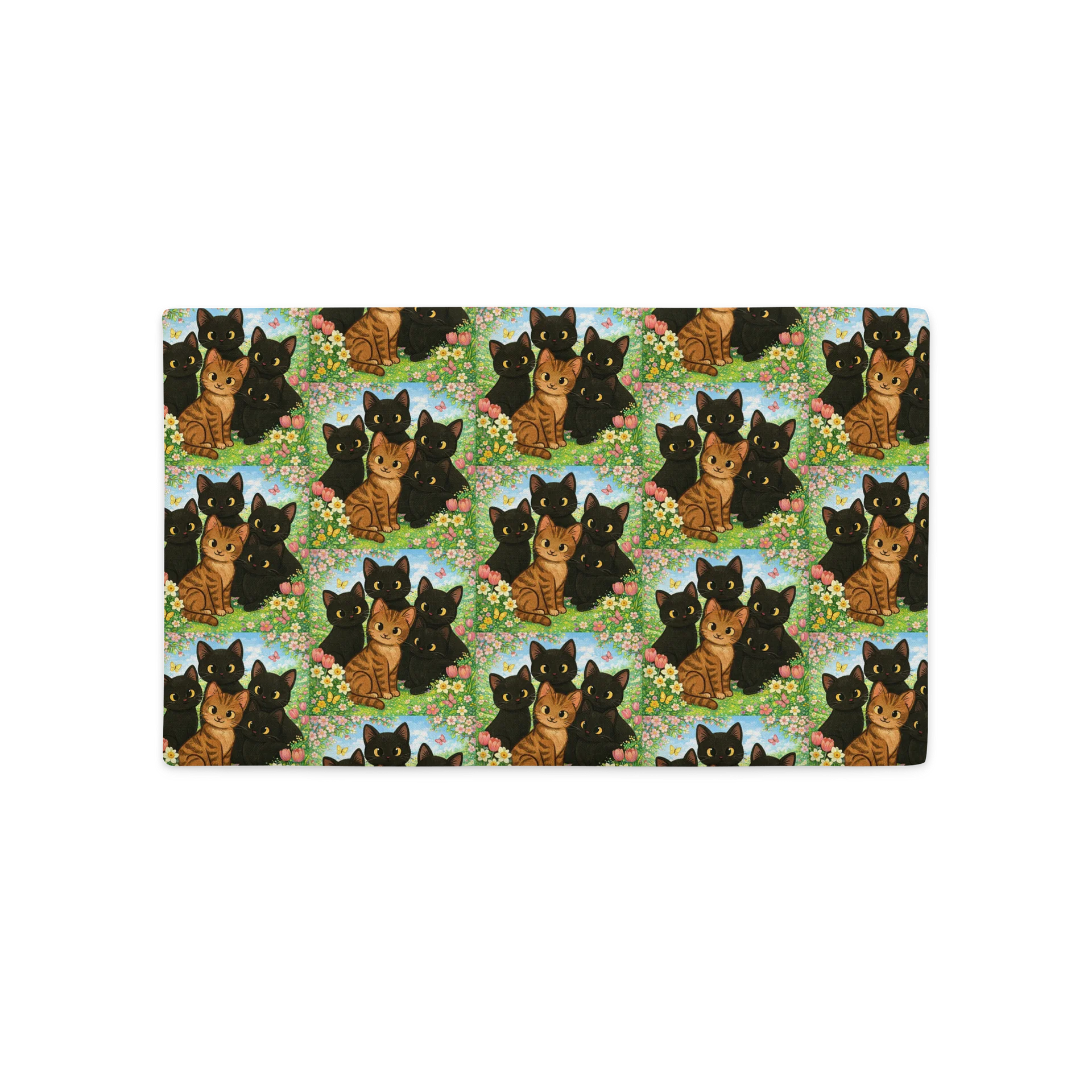 Cat Brigade Spring Premium Pillowcase product image (1)