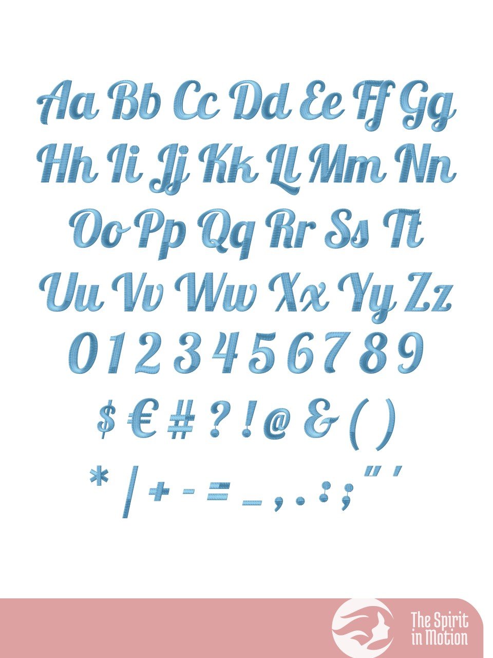 Lobster Regular Machine Embroidery Font | PES, BX, DST product image (2)