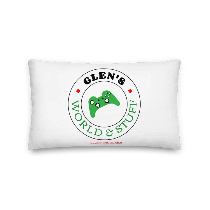 Glen's World & Stuff All-Over Print Pillow product image (2)