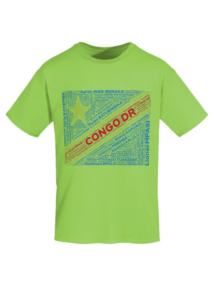 Rep the Squad Soccer T Shirt - Congo DR 2026 (Unisex) product image (1)
