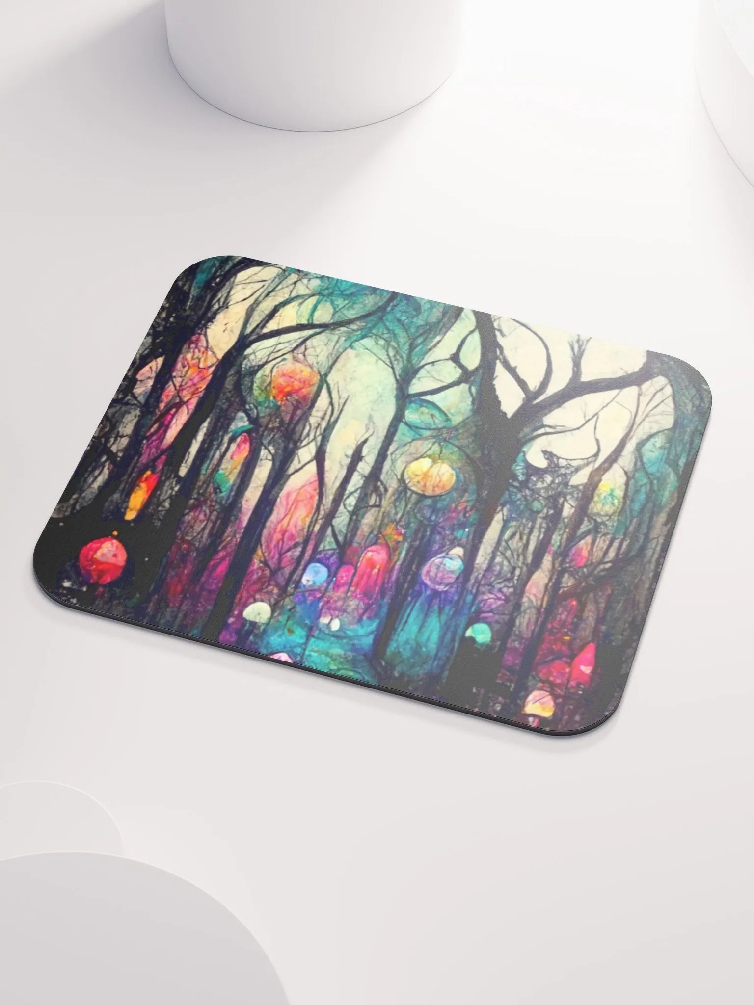 Mystical Forest Glow Mouse Pad product image (3)