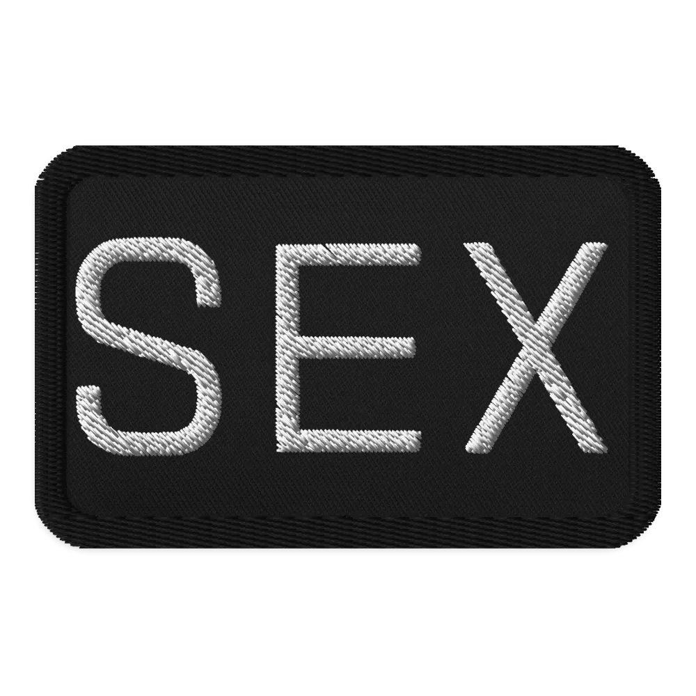 Sex Embroidery Patch product image (1)