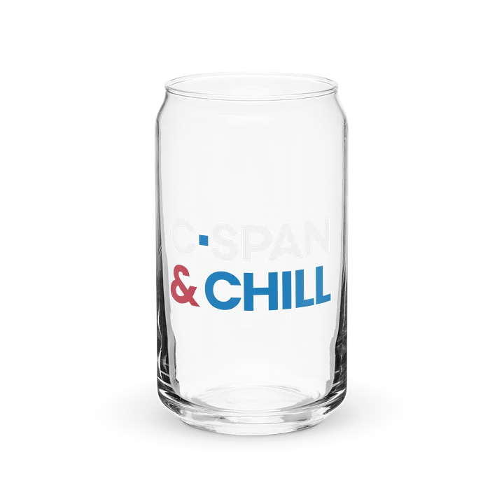 C-SPAN & CHILL Can-Shaped Glass product image (1)