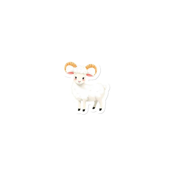 Fluffy Sheep Die-Cut Magnets product image (2)