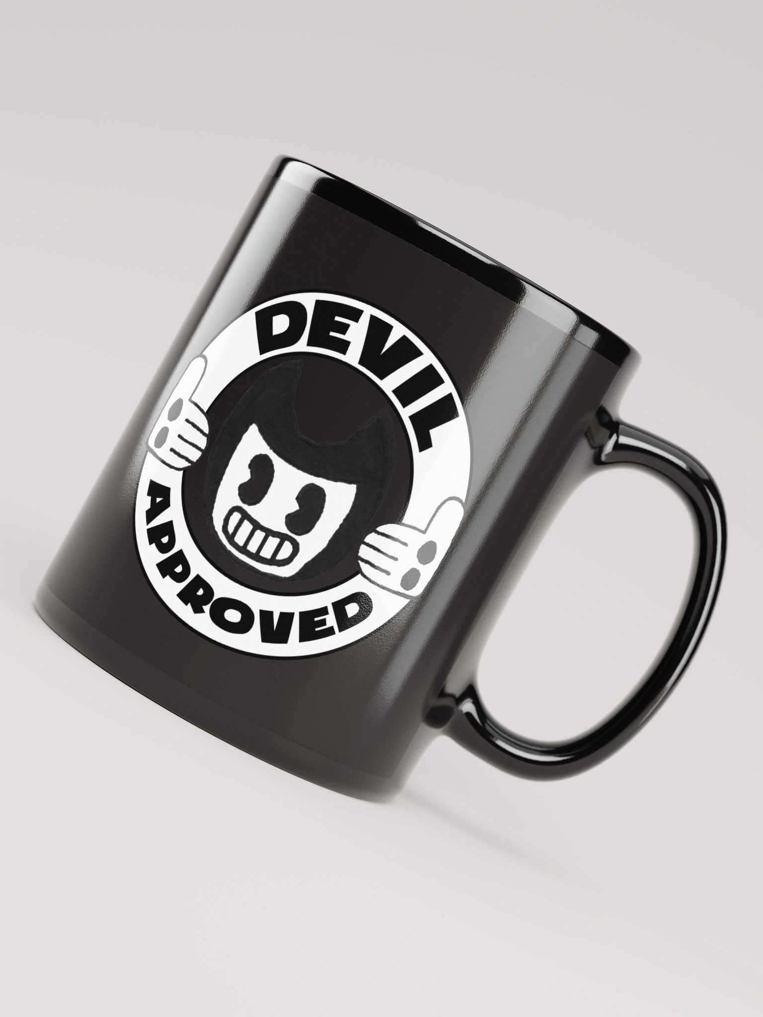 Devil Approved Black Glossy Mug product image (8)