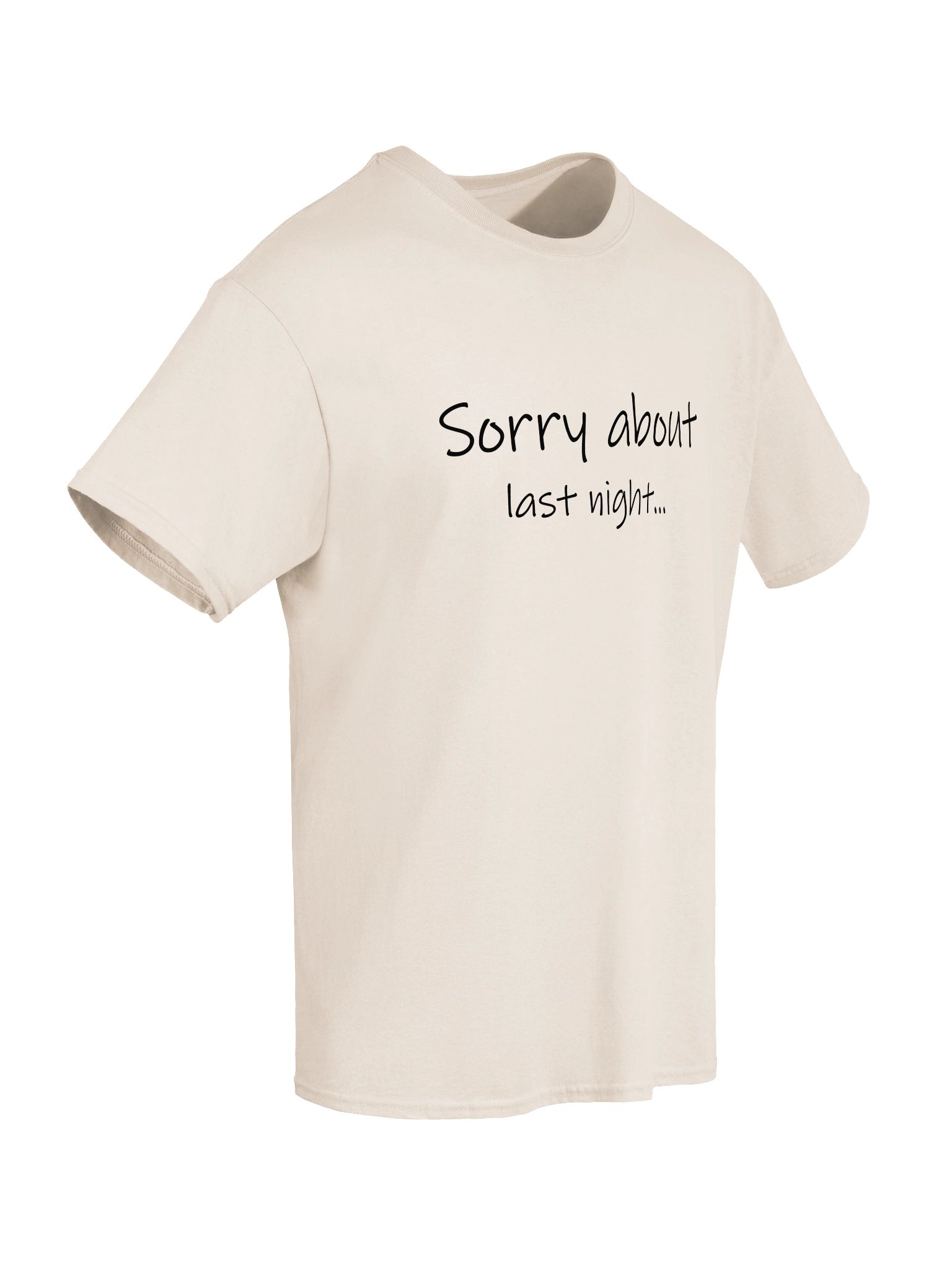 Sorry About Last Night Heavyweight Tee Lt. product image (56)